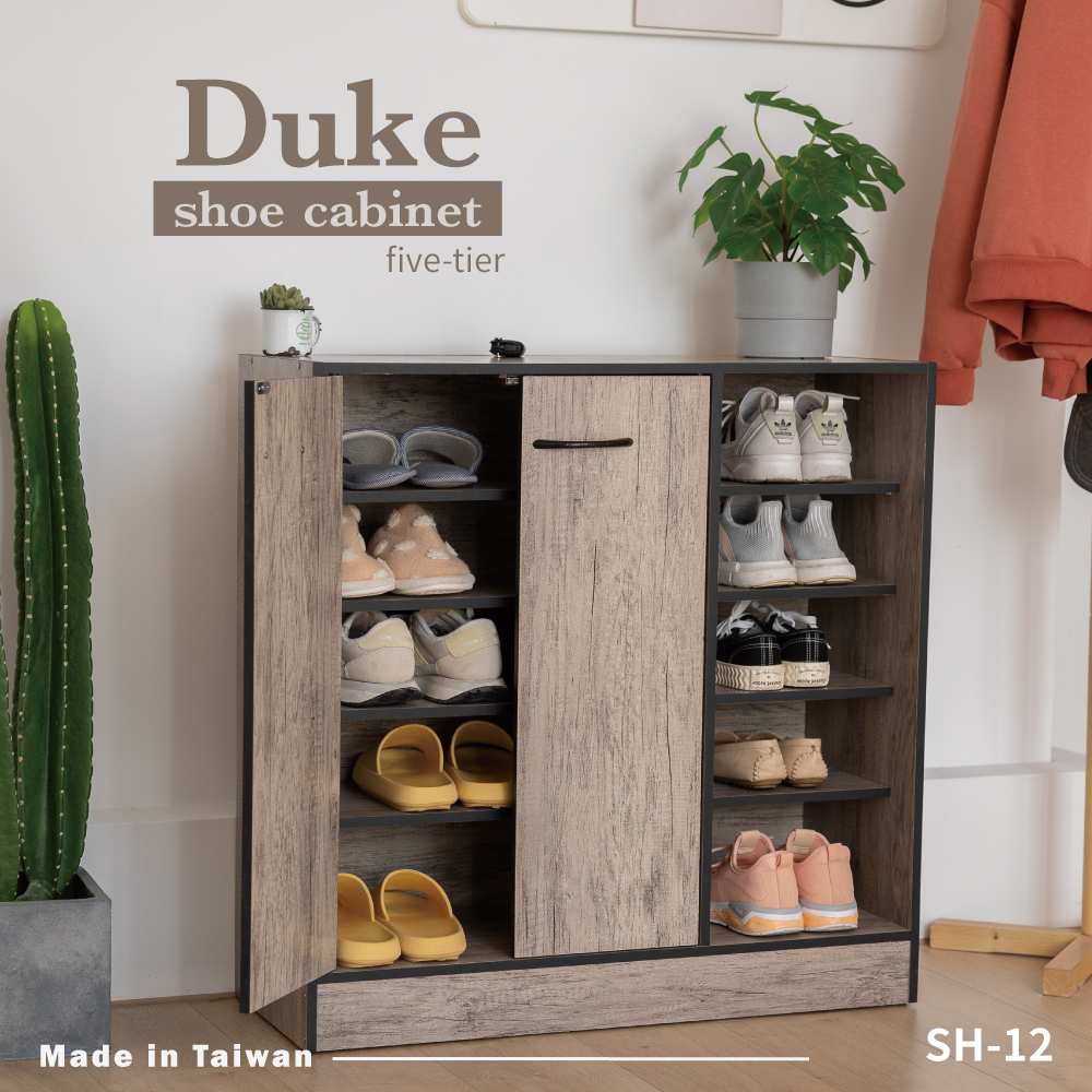 Duke five-tier shoe cabinet